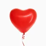 Globos latex forma corazón