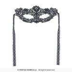 Antifaz bordado negro - Imagen 2