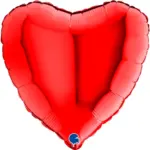 Globo corazón rojo