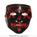 Máscara negra sonriente con luz - Imagen 2