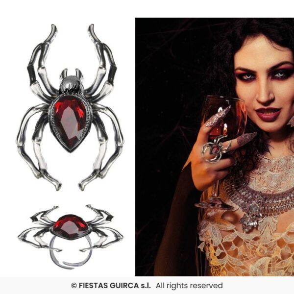 Anillo con araña