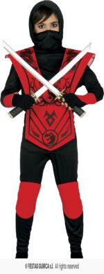 Disfraz de ninja rojo