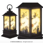 Farol con vela Halloween