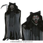 Hombre lobo con pie, luz, sonido y movimiento