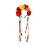 Tiara con cintas día de los muertos